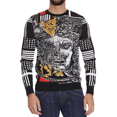 versace pulli herren|versace strickjacke herren.